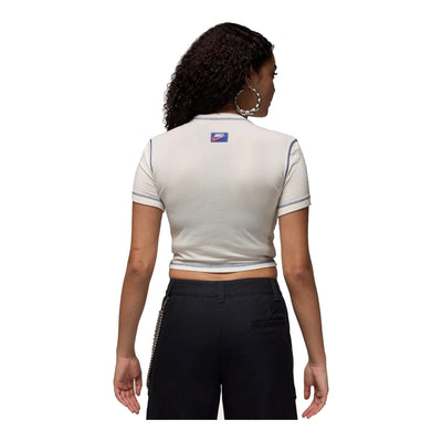 Women's Jordan Rare Air Slime Graphic T-Shirt Beige IB2920-133