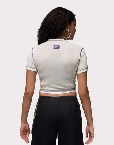 Women's Jordan Rare Air Slime Graphic T-Shirt Beige IB2920-133