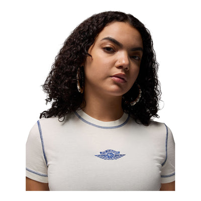 Women's Jordan Rare Air Slime Graphic T-Shirt Beige IB2920-133
