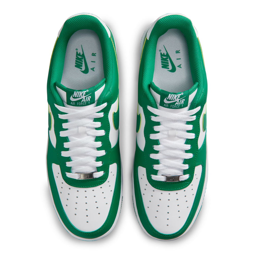 Nike Men's Air Force 1 07 - White & Green 4