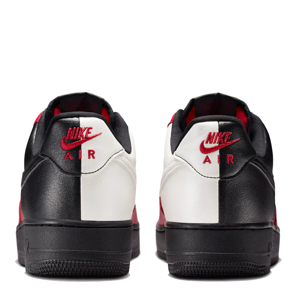 Nike Men's Air Force 1 07 LV8 - Gym Red & Summit White - Black 3