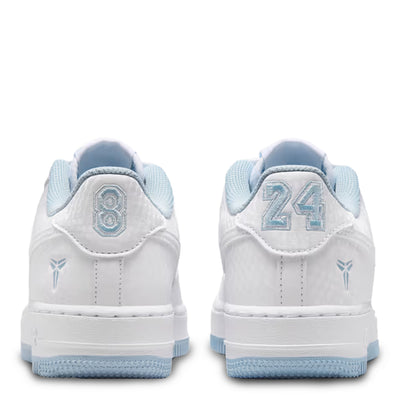 Big Kid's Nike Air Force 1 Low Kobe White/Armoury Blue/White IO4610-100