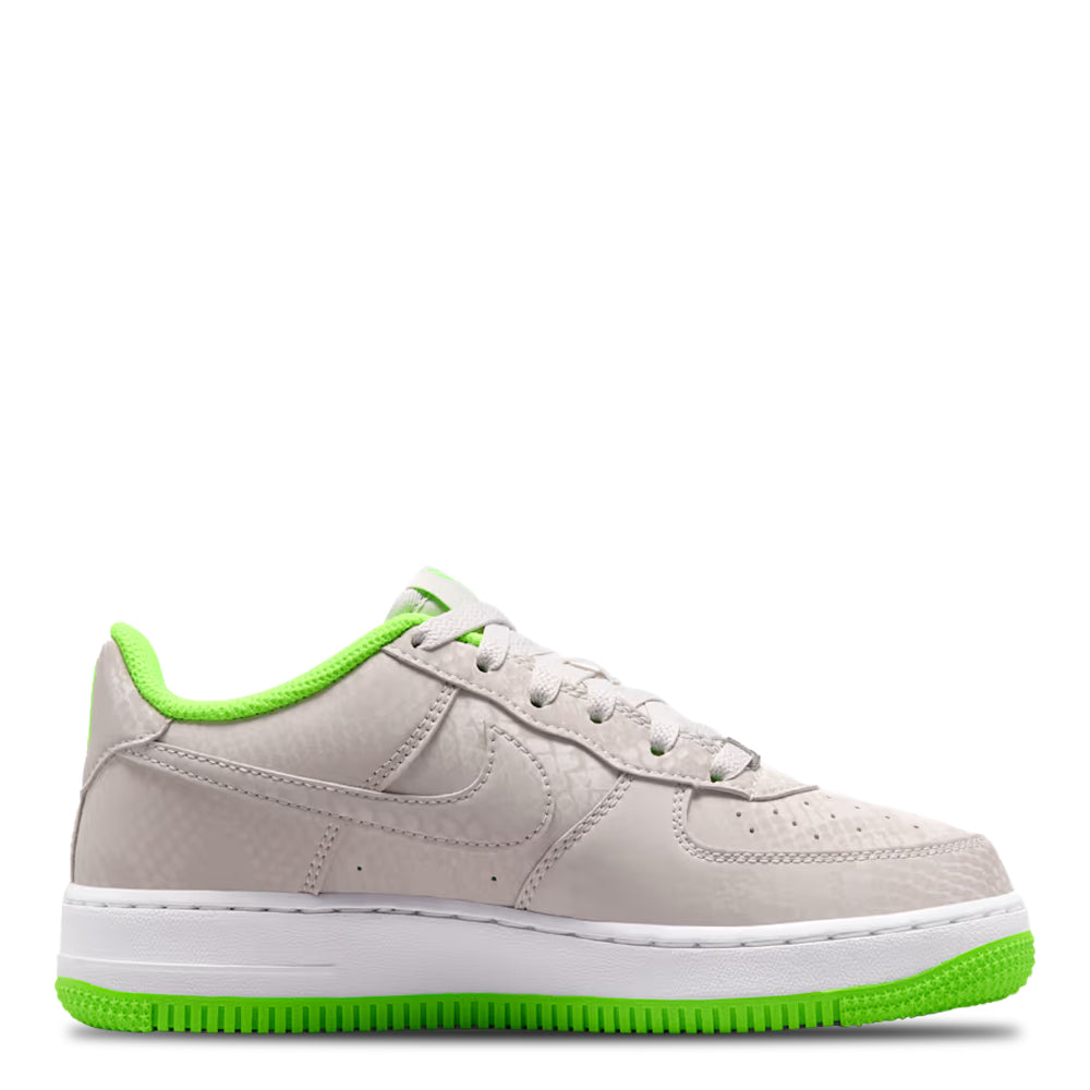 Big Kid's Nike Air Force 1 Low Kobe Vast Grey/White/Electric Green IO4610-002