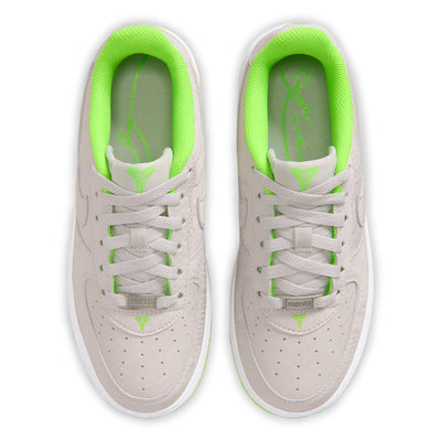 Big Kid's Nike Air Force 1 Low Kobe Vast Grey/White/Electric Green IO4610-002