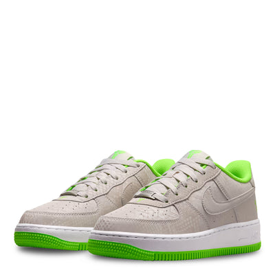 Big Kid's Nike Air Force 1 Low Kobe Vast Grey/White/Electric Green IO4610-002