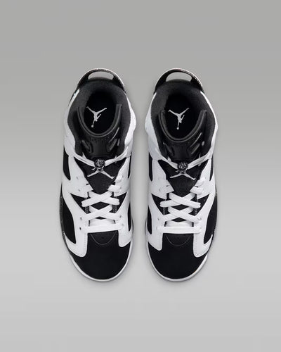 Big Kid's Air Jordan 6 Retro Oreo White/Black 384665-108
