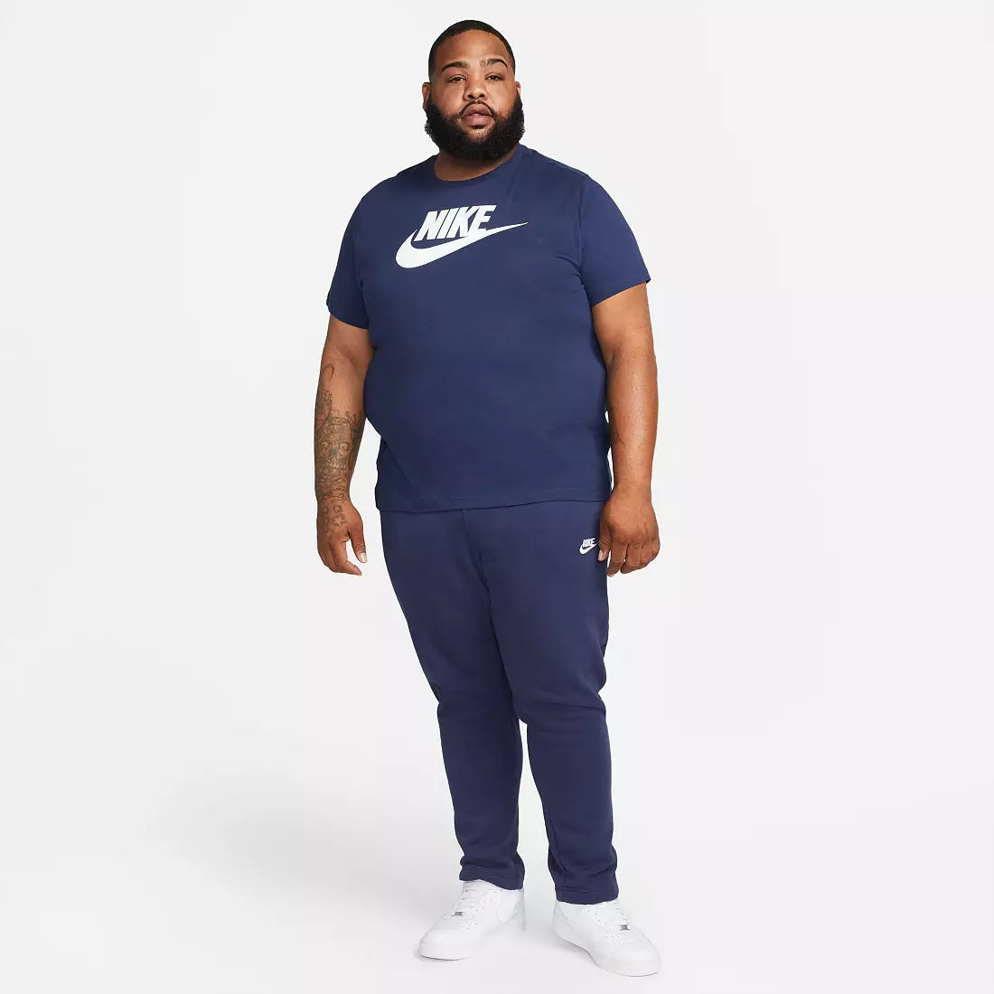 Nike Men's Sportswear Icon Futura Graphic T-Shirt AR5004-411 Midnight Navy/White