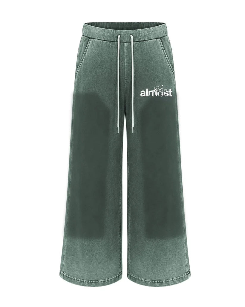 Men's Almost Someday Enemies Flare Sweatpants Green as-holiday26-044-grn