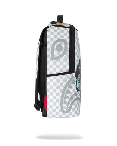 Sprayground Marvel Black Panther Wakanda Forever On White Check Backpack
