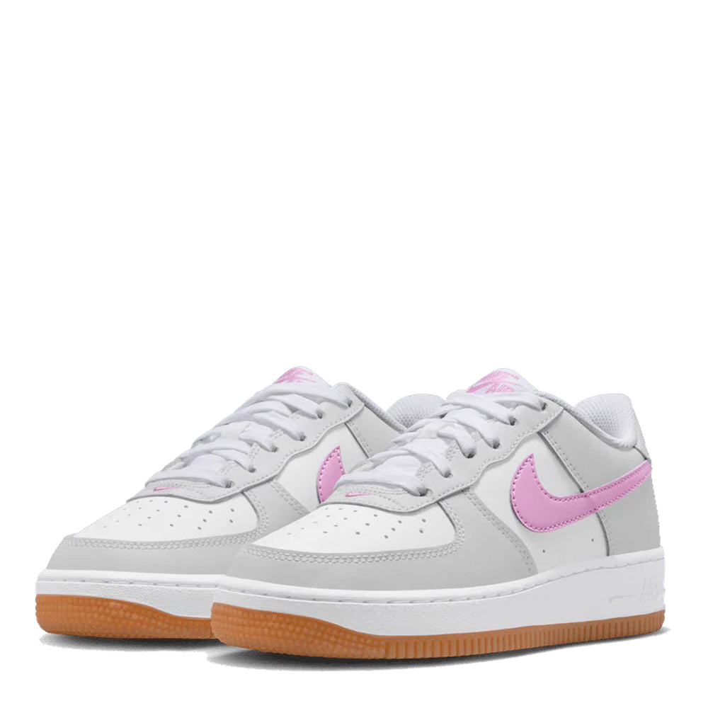Nike Big Kids' Air Force 1 - White & Light Magenta 2
