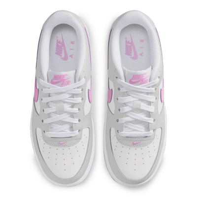 Nike Big Kids' Air Force 1 - White & Light Magenta 3