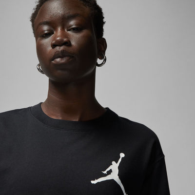 Women's Jordan Flight T-Shirt - BLACK/WHITE 3