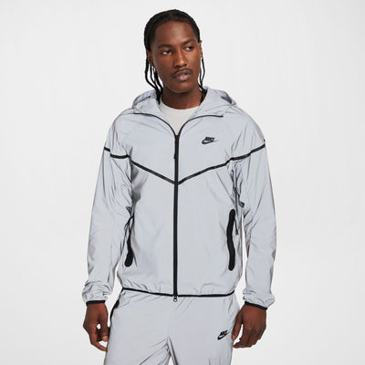 Men's Nike Tech Woven Reflective Jacket - Reflect Silver/Black 1