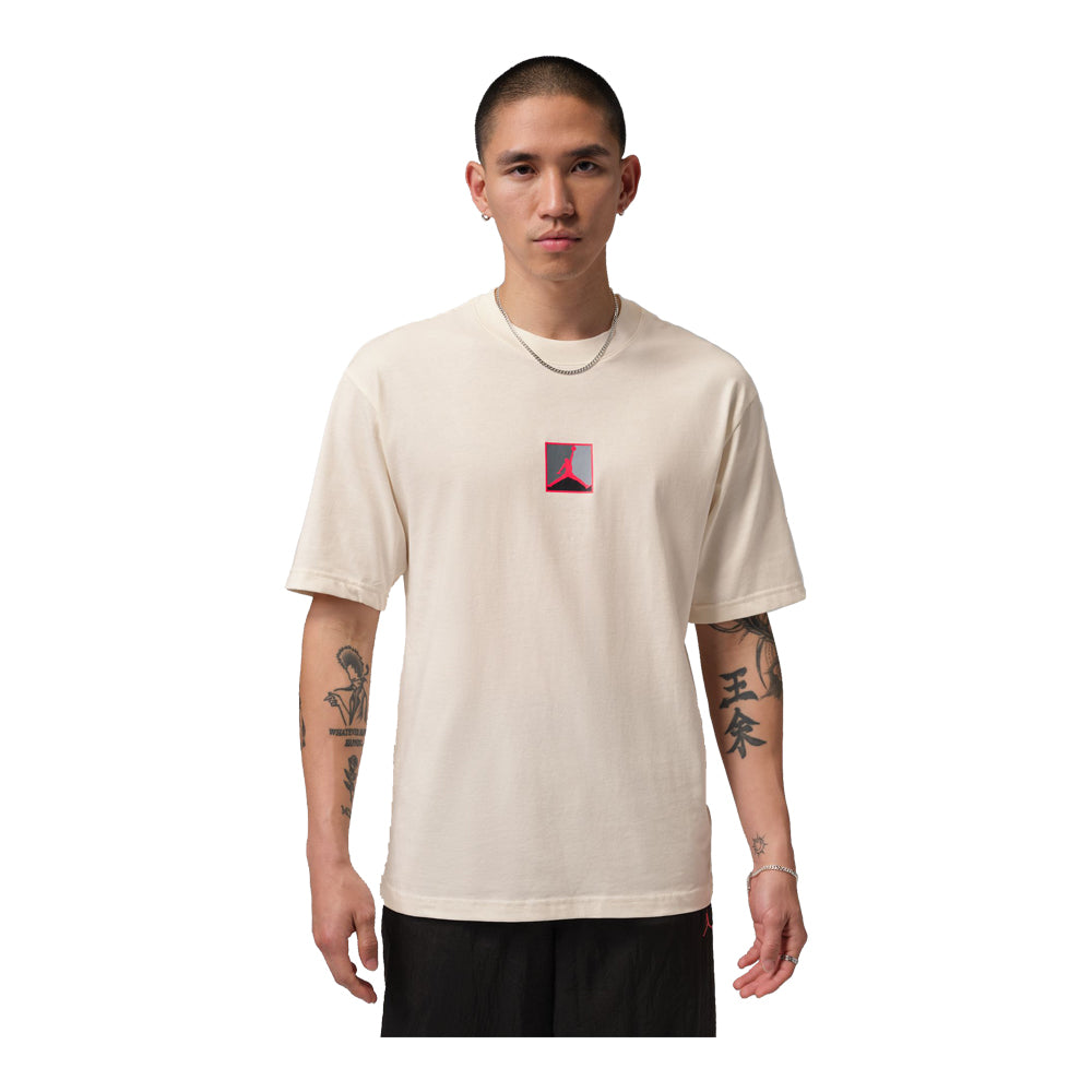 Men Nike Jordan Brooklyn Graphic T-Shirt - Pale Ivory 1