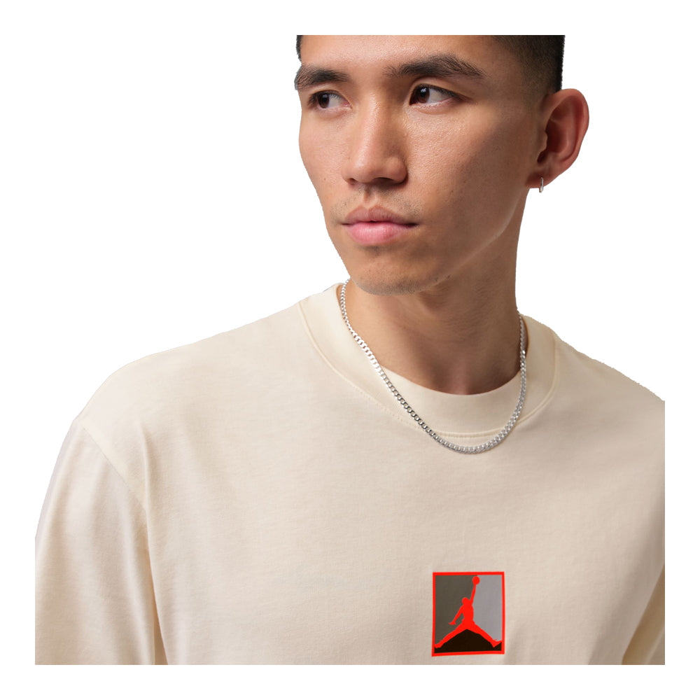 Men Nike Jordan Brooklyn Graphic T-Shirt - Pale Ivory 2