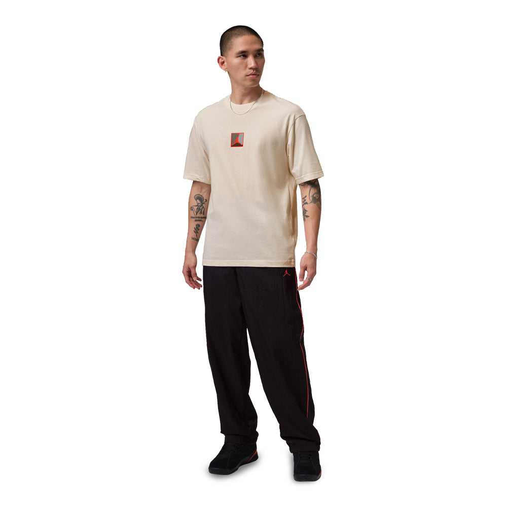 Men Nike Jordan Brooklyn Graphic T-Shirt - Pale Ivory 4