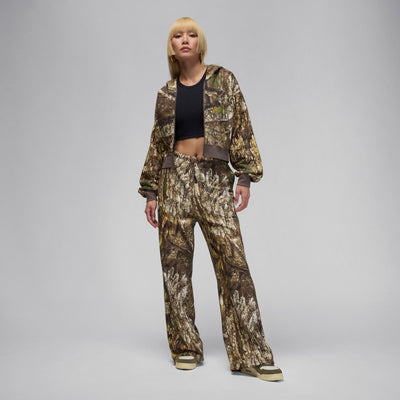 Women's Jordan Brooklyn Fleece Realtree Mod Crop Full-Zip Hoodie - Sail/Sail 8