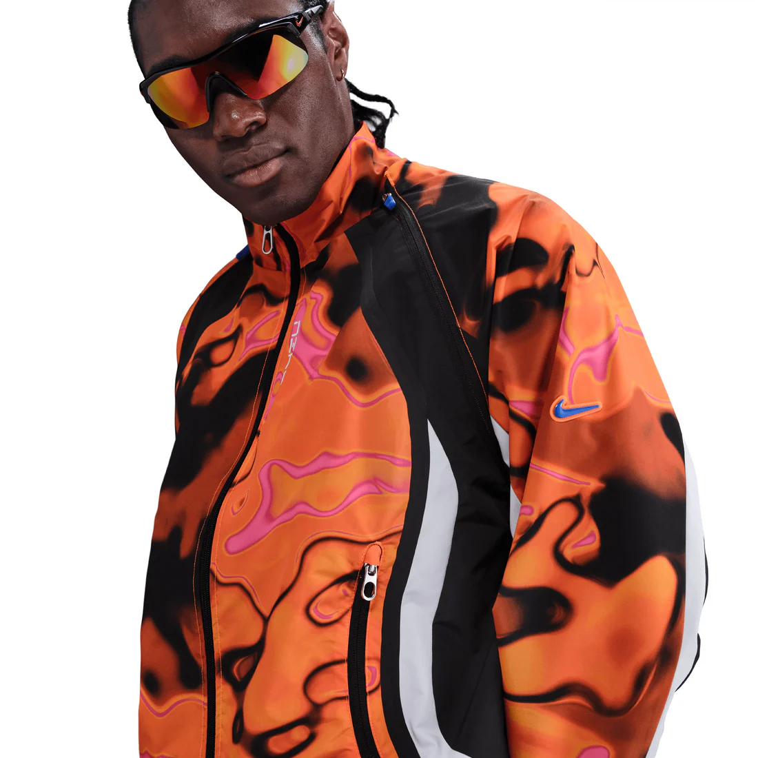Men's Nike Project F.R.O.G. Storm-FIT Tracksuit Jacket - Total Orange/White/Hyper Royal 2