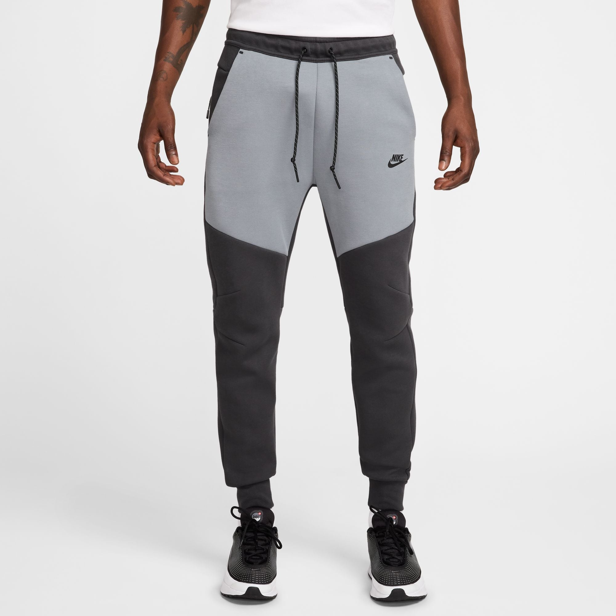 Men's Nike Tech Fleece Jogger Pants - Anthracite/cool Grey/black 2