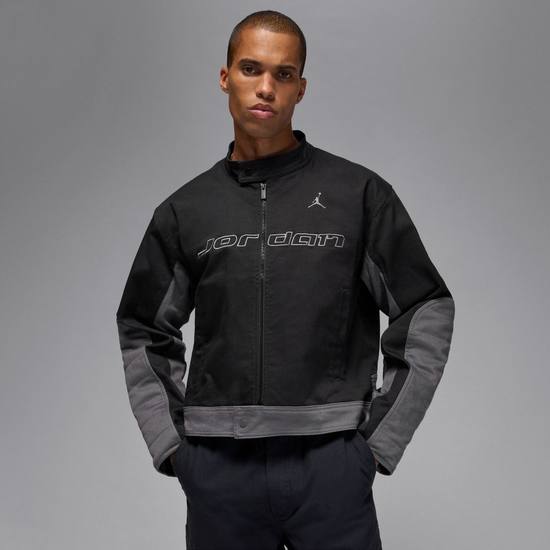 Men's Jordan Brooklyn Motorsport Jacket - Black/Iron Grey/Iron Grey 1