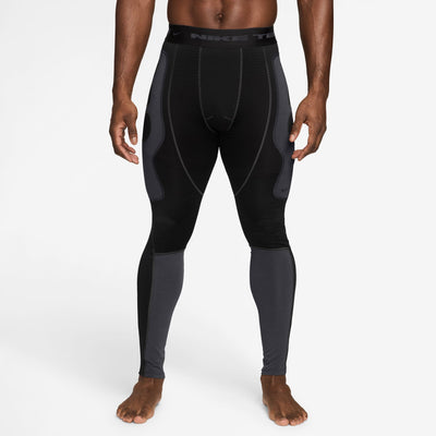 Men's Nike Tech Therma-FIT Base Layer Tights - Black/Anthracite/Anthracite/Black 1