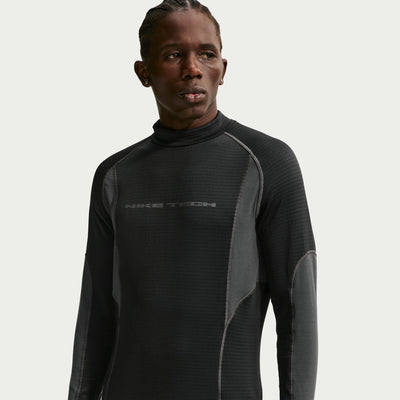 Men's Nike Tech Base Layer Long-Sleeve Top - Black/Anthracite/Anthracite/Black 1