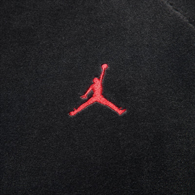 Men's Jordan Brooklyn Velour Track Jacket - Black/Gym Red 3