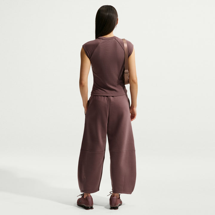 Nike Sportswear Chill Knit Tight Short-Sleeve Ribbed Top - Tattoo/Sail 3