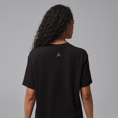 Women's Jordan Flight Graphic T-Shirt - Black/Smoke Grey 3