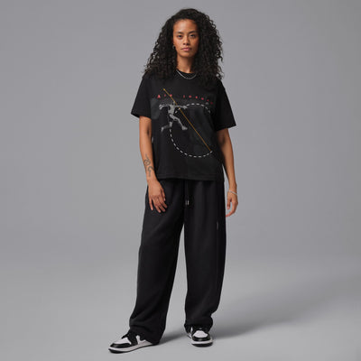 Women's Jordan Flight Graphic T-Shirt - Black/Smoke Grey 5