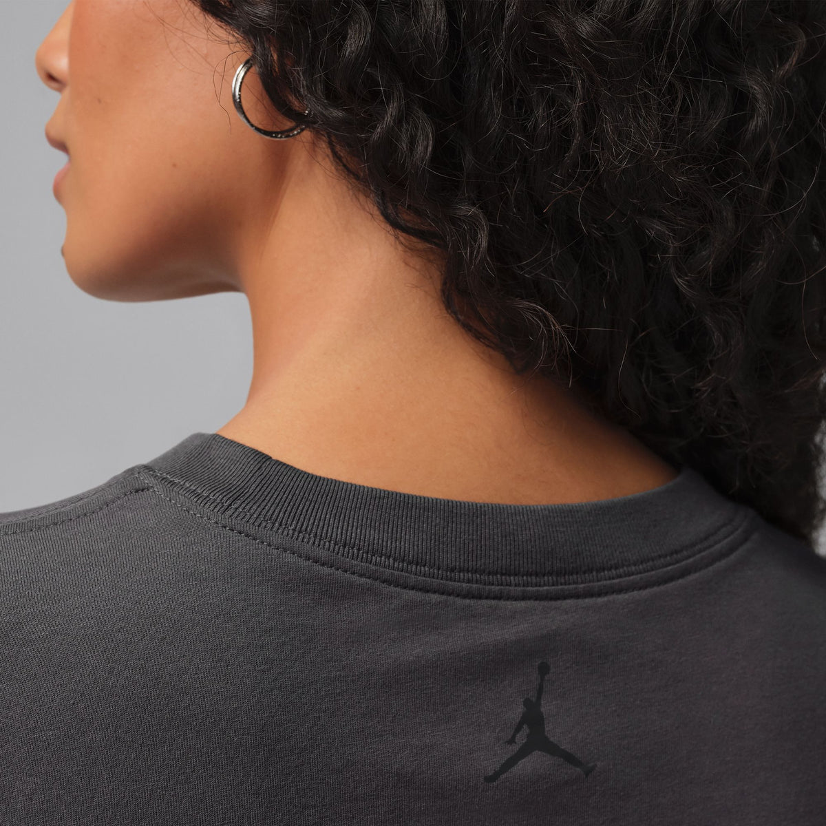 Women's Jordan Flight Graphic T-ShirtDark Smoke Grey/Black 4
