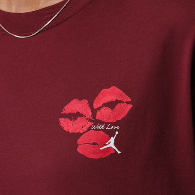 Women's Jordan Flight Graphic T-Shirt - Team Red/White 3
