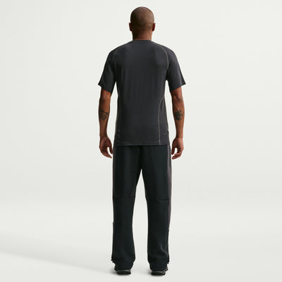 Men's Nike Tech Color-Block Open-Hem Fleece Pants - Black/Anthracite/Black 5