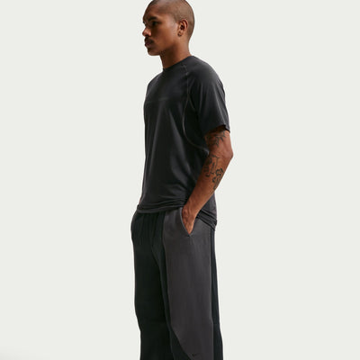 Men's Nike Tech Color-Block Open-Hem Fleece Pants - Black/Anthracite/Black 3