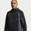 Men's Nike Tech Color-Block Full-Zip Fleece Windrunner Jacket - Black/Anthracite/Black