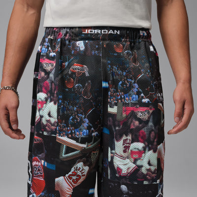 Men's Jordan Flight Printed Cat Scratch Shorts - Black 2