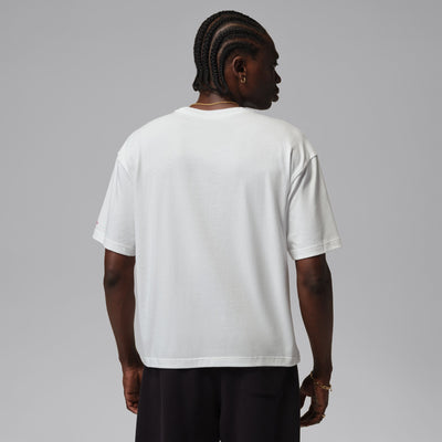 Men's Jordan Flight Essentials Boxy Graphic T-Shirt - White/University Red 3