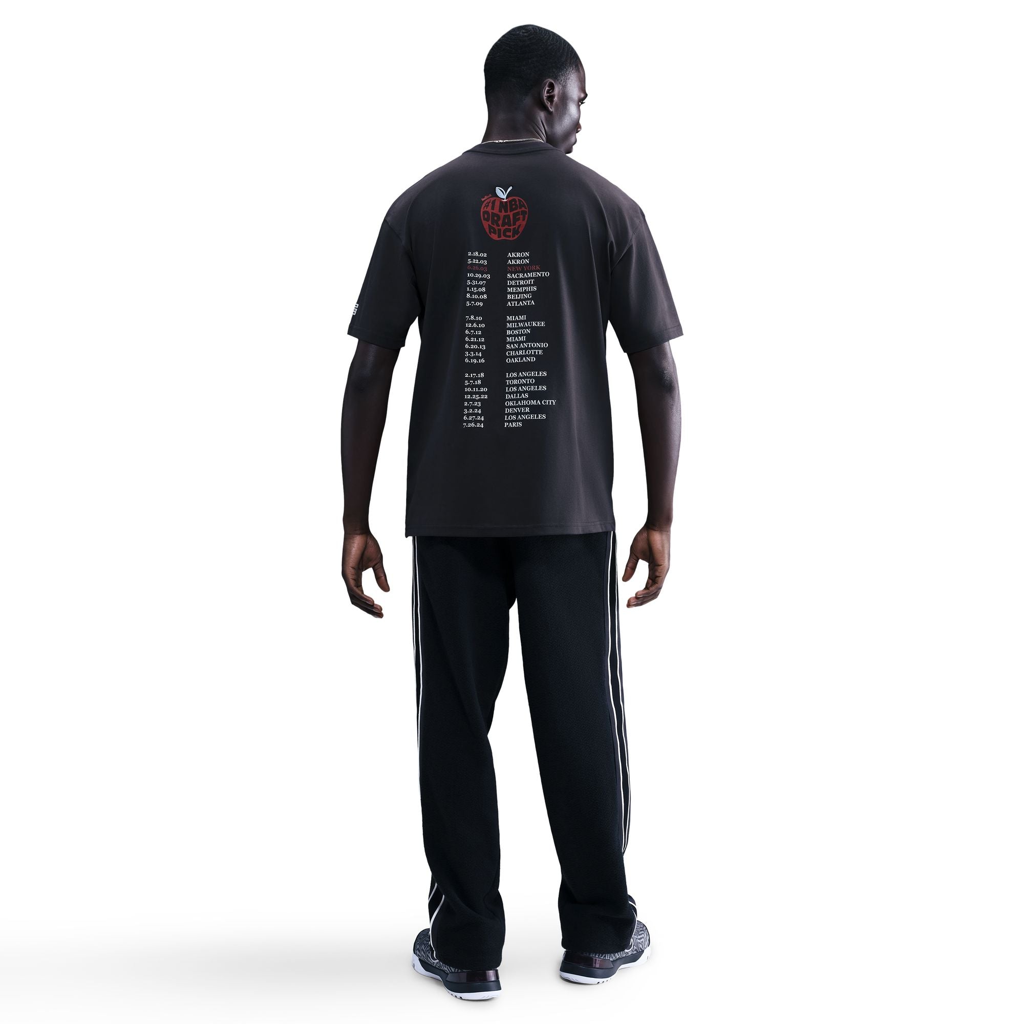 Men's LeBron "Best In Class" Basketball T-Shirt - Off-Noir 3