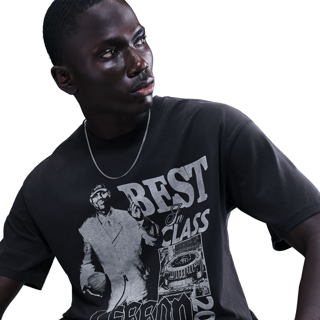 Men's LeBron "Best In Class" Basketball T-Shirt - Off-Noir 1