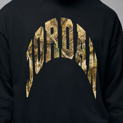 Men's Jordan Brooklyn French Terry Realtree Crew-Neck Sweatshirt - Black/Sail 4
