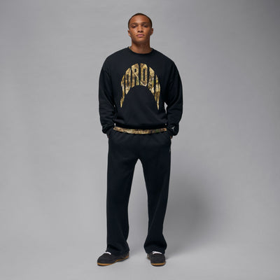 Men's Jordan Brooklyn French Terry Realtree Crew-Neck Sweatshirt - Black/Sail 6