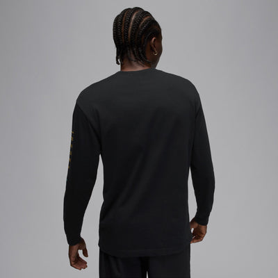 Men's Jordan Brooklyn AJ11 Graphic Long-Sleeve T-Shirt - Black 1