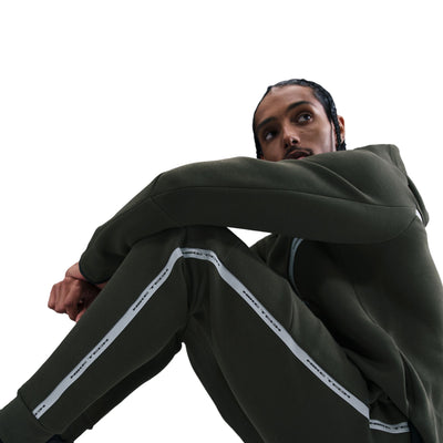 Men's Nike Tech Fleece Joggers with Reflective Accents - Sequoia/Black 4