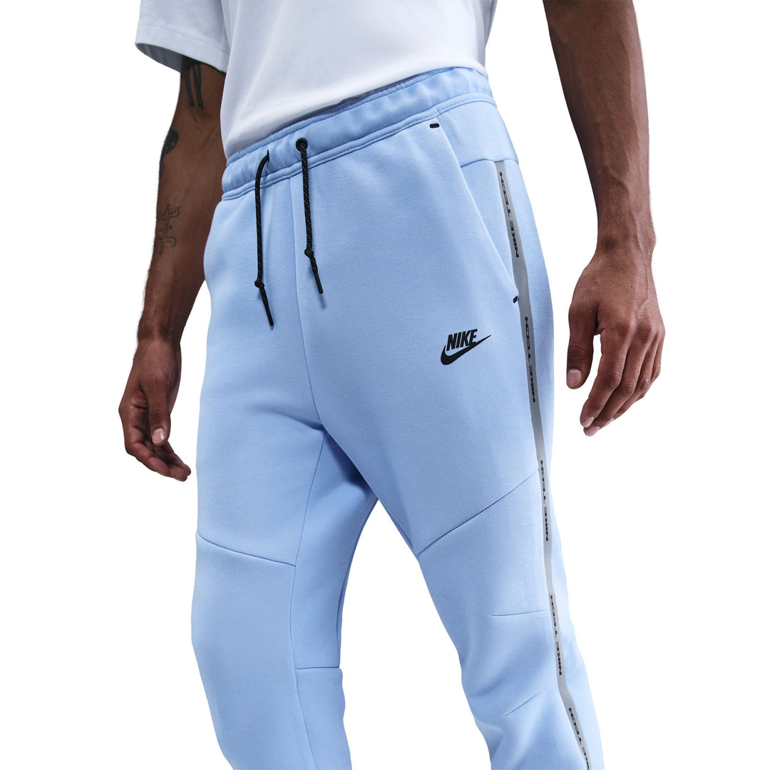 Men's Nike Tech Fleece Joggers with Reflective Accents - Aluminium/Black 1