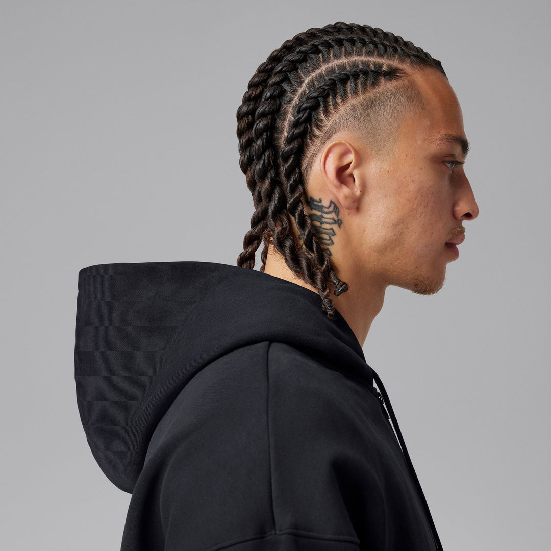 Unisex Jordan x Levis Full-Zip Hoodie - Black/Pale Ivory/Gym Red 5