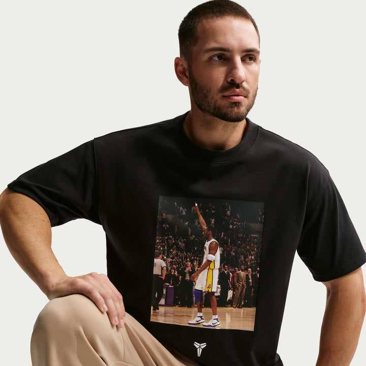 Mens Nike Kobe Dri Fit Short Sleeve Shirt - Black 2
