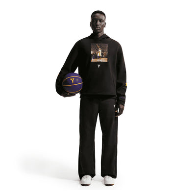 Men's Nike Kobe Dri-FIT Fleece Pullover Hoodie - Black/White 5