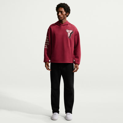 Men's Kobe Dri-FIT Fleece Pullover Basketball Hoodie - Team Red/Coconut Milk 7