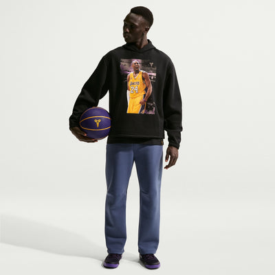 Men's Kobe Dri-FIT Fleece Pullover Basketball Hoodie - Black/Black 6