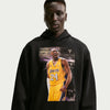 Men's Kobe Dri-FIT Fleece Pullover Basketball Hoodie - Black/Black